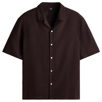 Relaxed-Fit Linen-Blend Resort Shirt